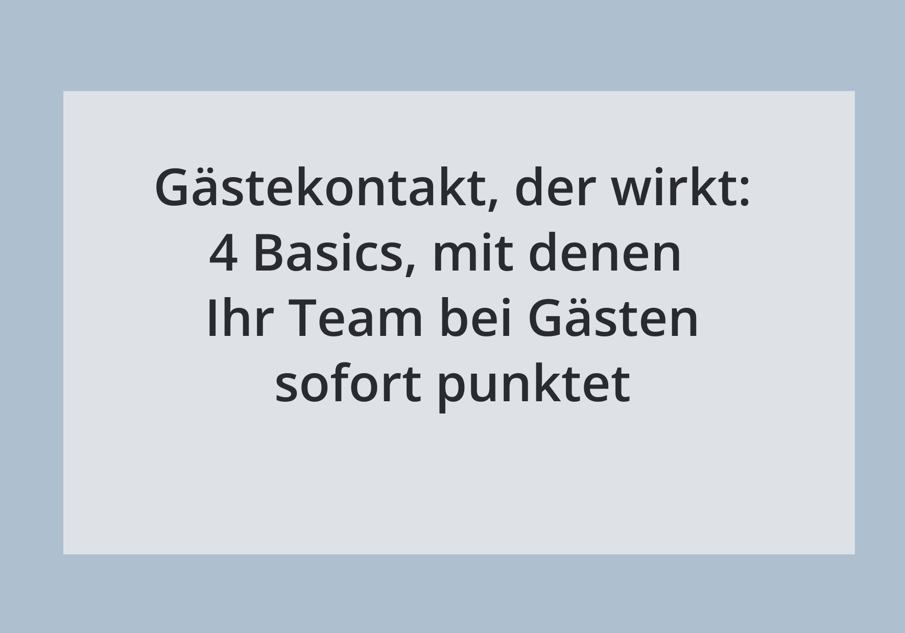 Man kann nicht nicht kommunizieren(2)